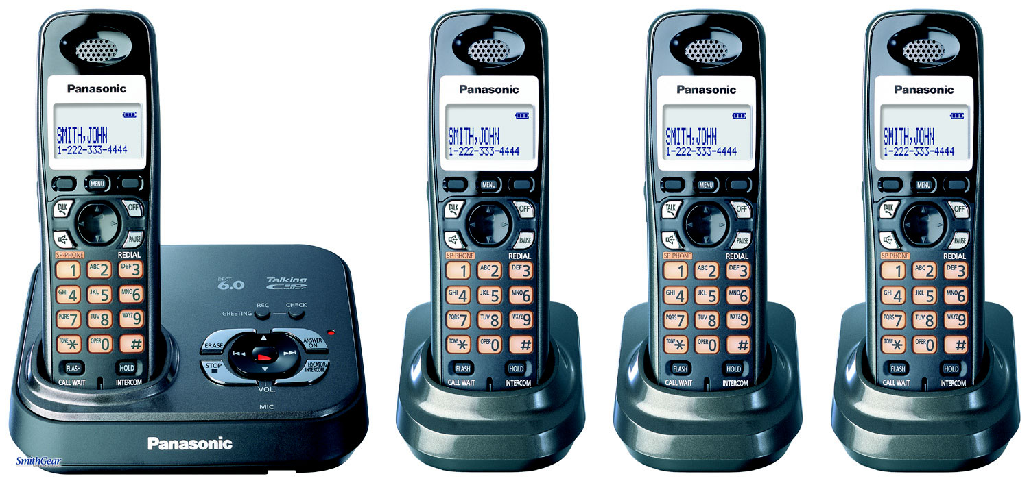 Panasonic KX TG8231B DECT 6.0 Cordlesss phone System with an All Digital Answering System